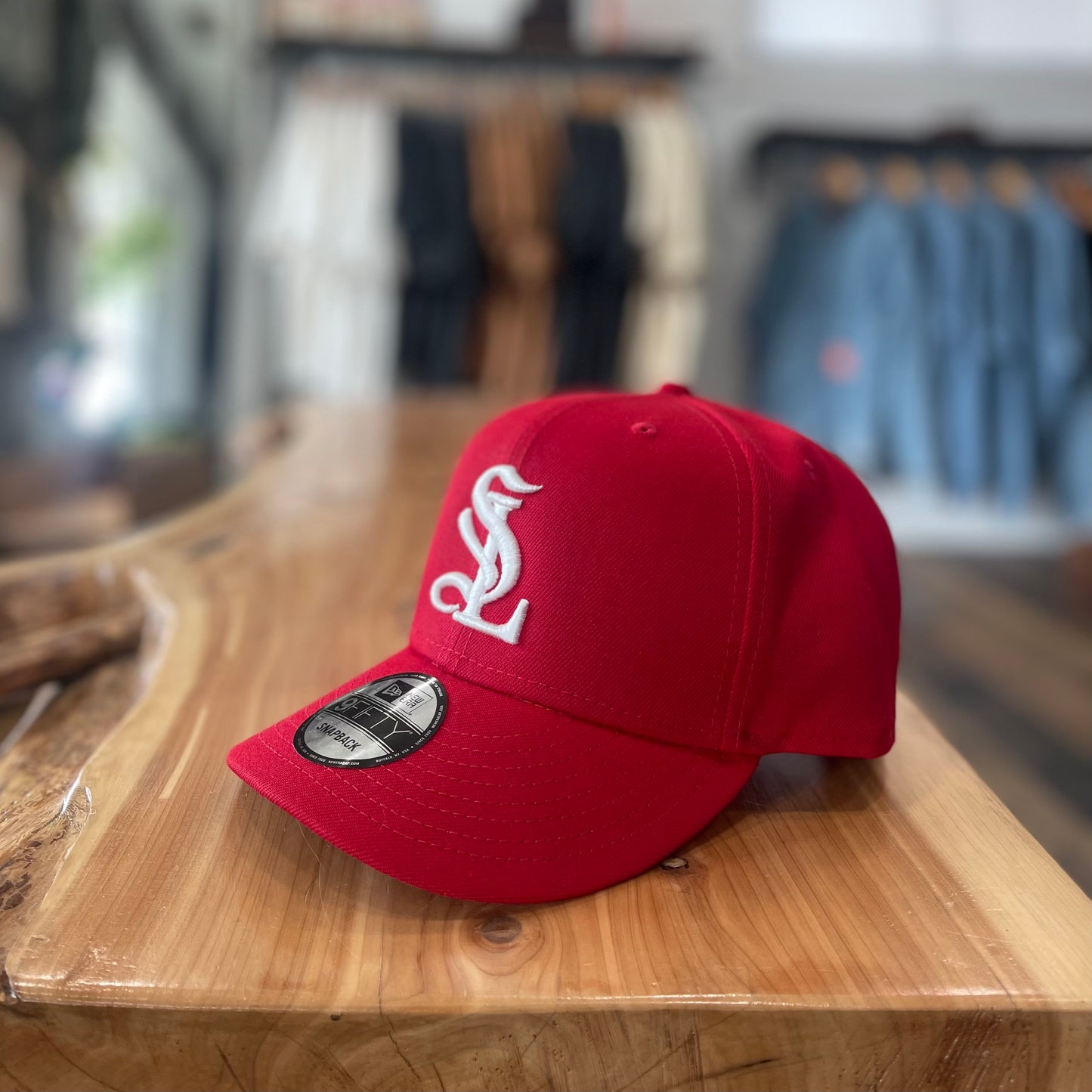 SL Monogram Hat - Red