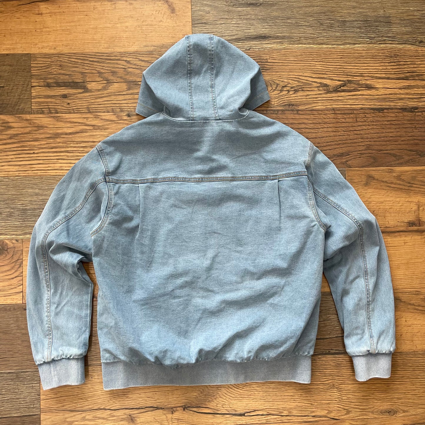 Lotus Pink Label Denim Hoodie Jacket
