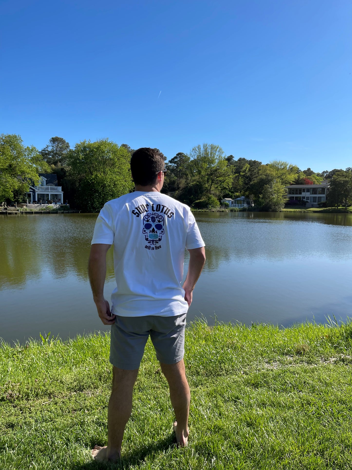 Surf Lotus Graphic Tee