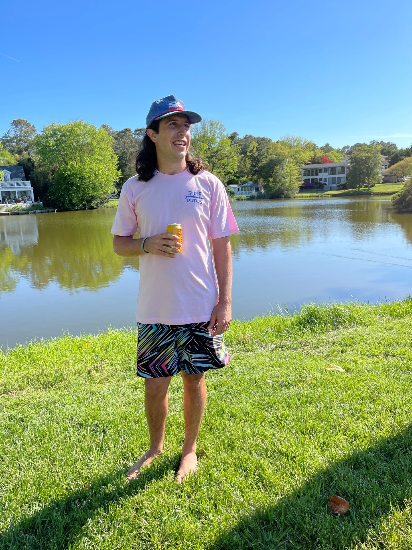 Surf Lotus Graphic Tee