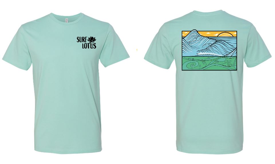 Surf Lotus Graphic Tee