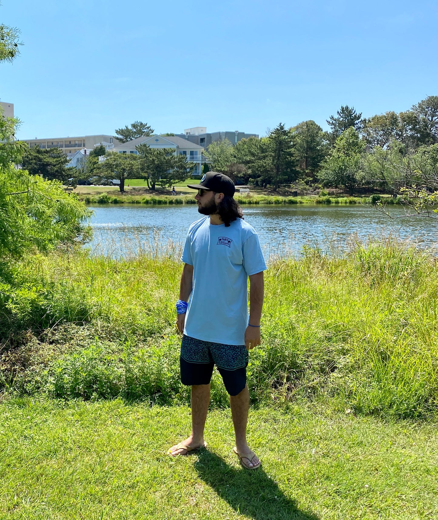 Surf Lotus Graphic Tee