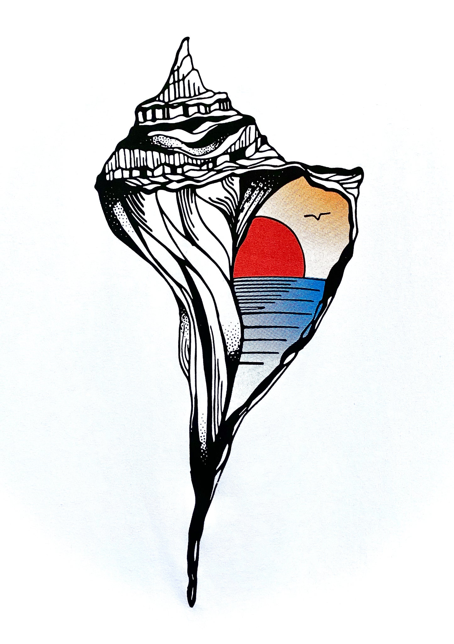 Surf Lotus Graphic Tee