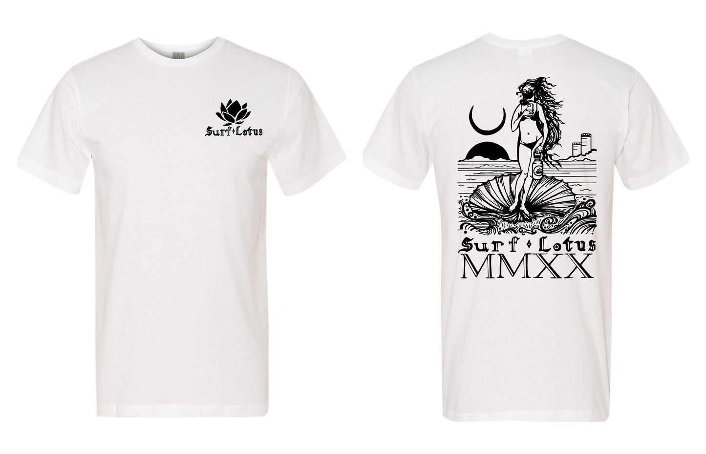 Surf Lotus Graphic Tee