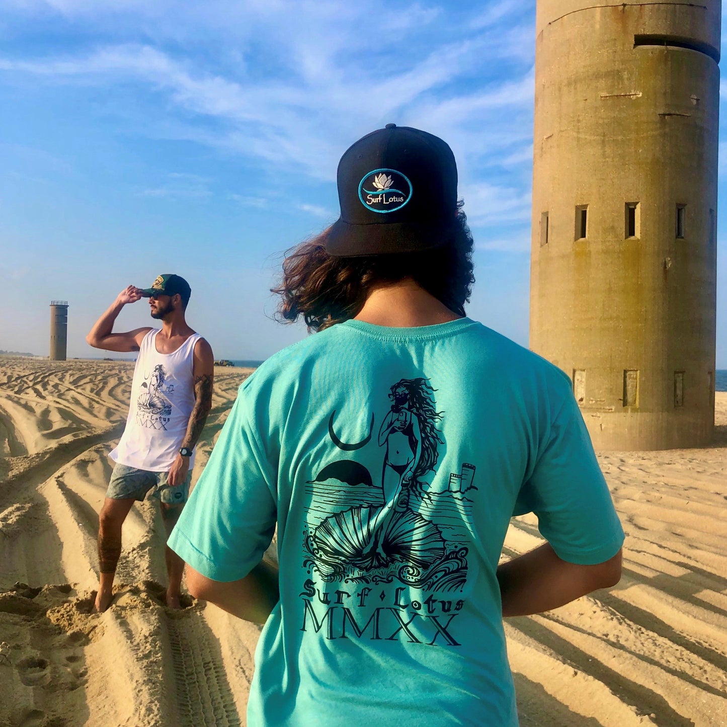 Surf Lotus Graphic Tee
