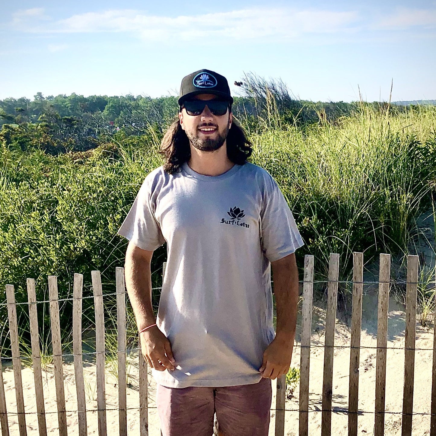 Surf Lotus Graphic Tee