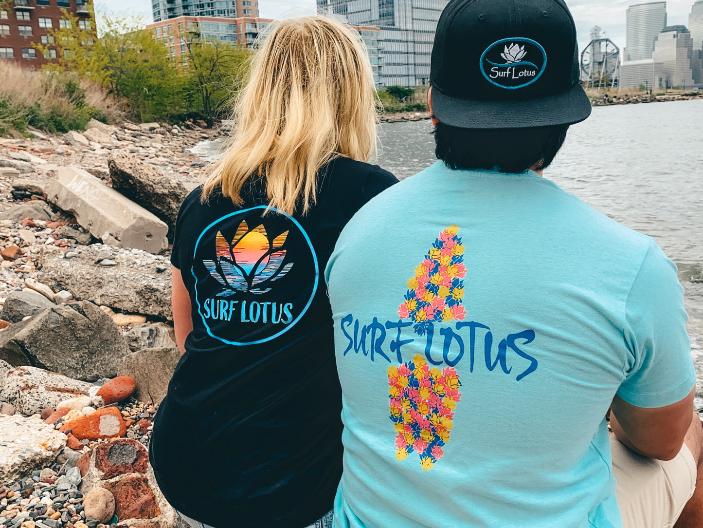 Surf Lotus Graphic Tee