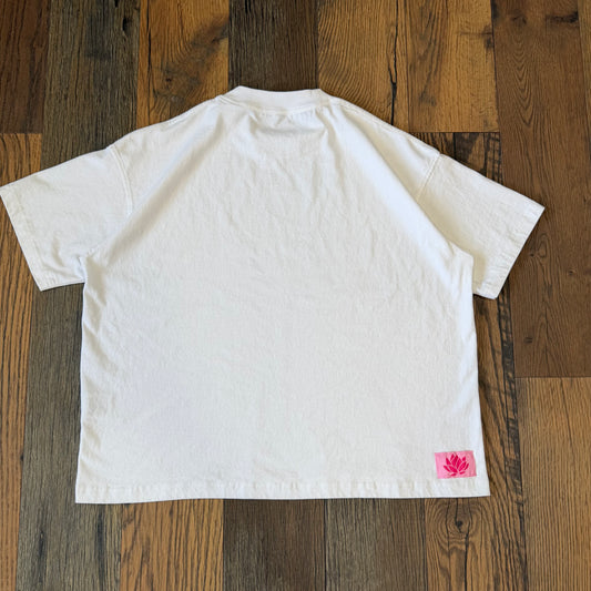 Lotus Pink Label - Date Night Tee - White