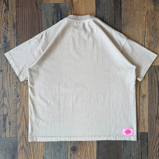 Lotus Pink Label - Date Night Tee -Hazy Beige