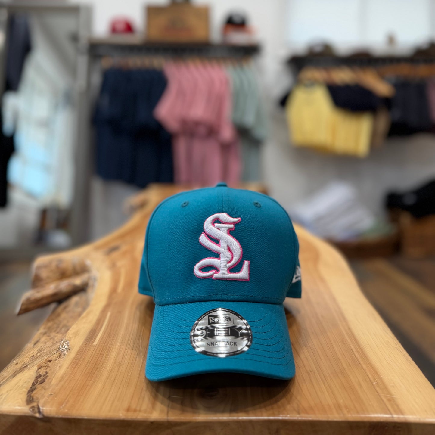 SL Monogram Hat-Cotton Candy