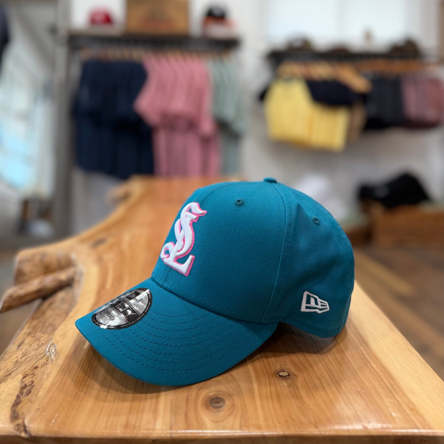 SL Monogram Hat-Cotton Candy