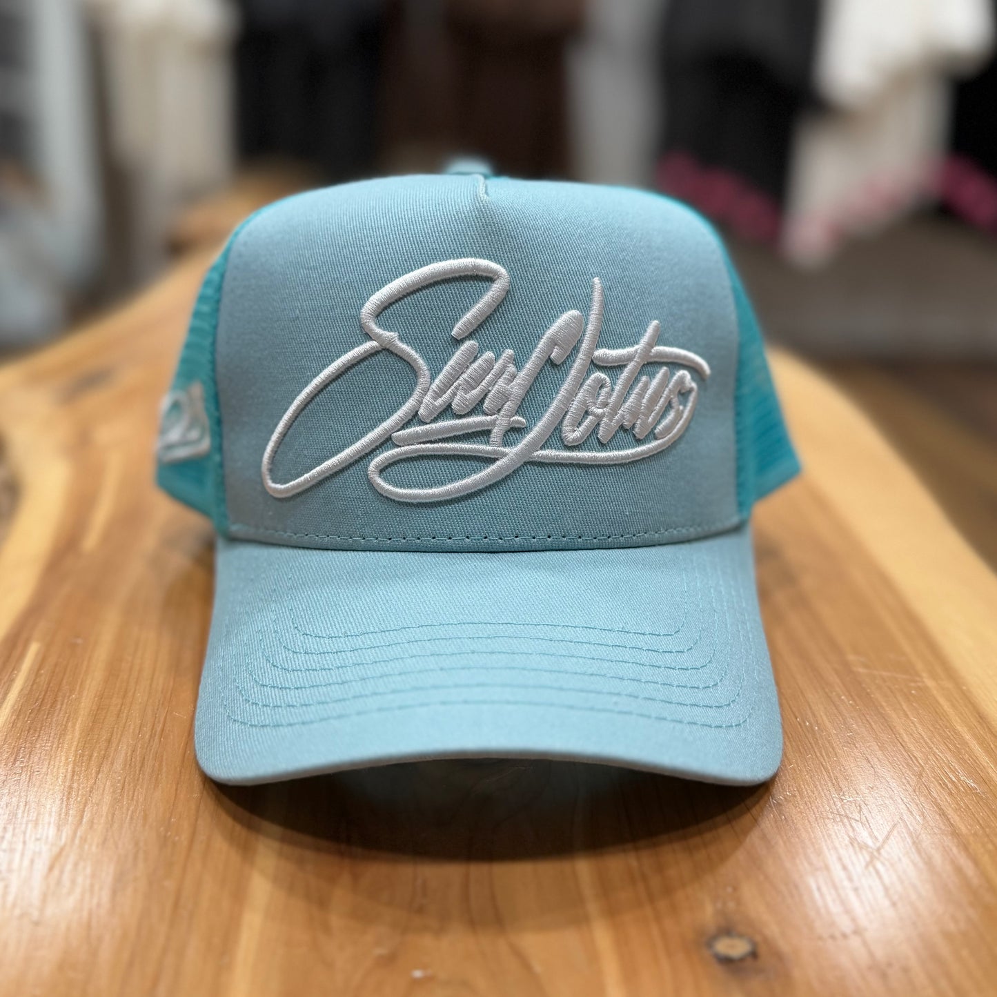 DBS x Surf Lotus Hat - Light Blue