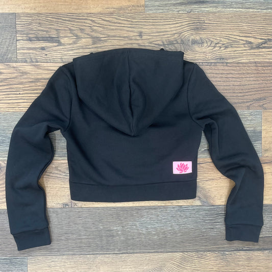 Lotus Pink Label Cropped Zip-Up