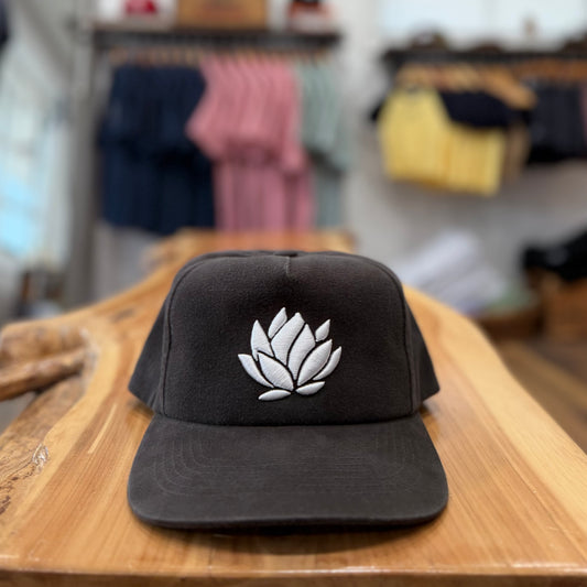 Salted Black - 5 Panel Snapback