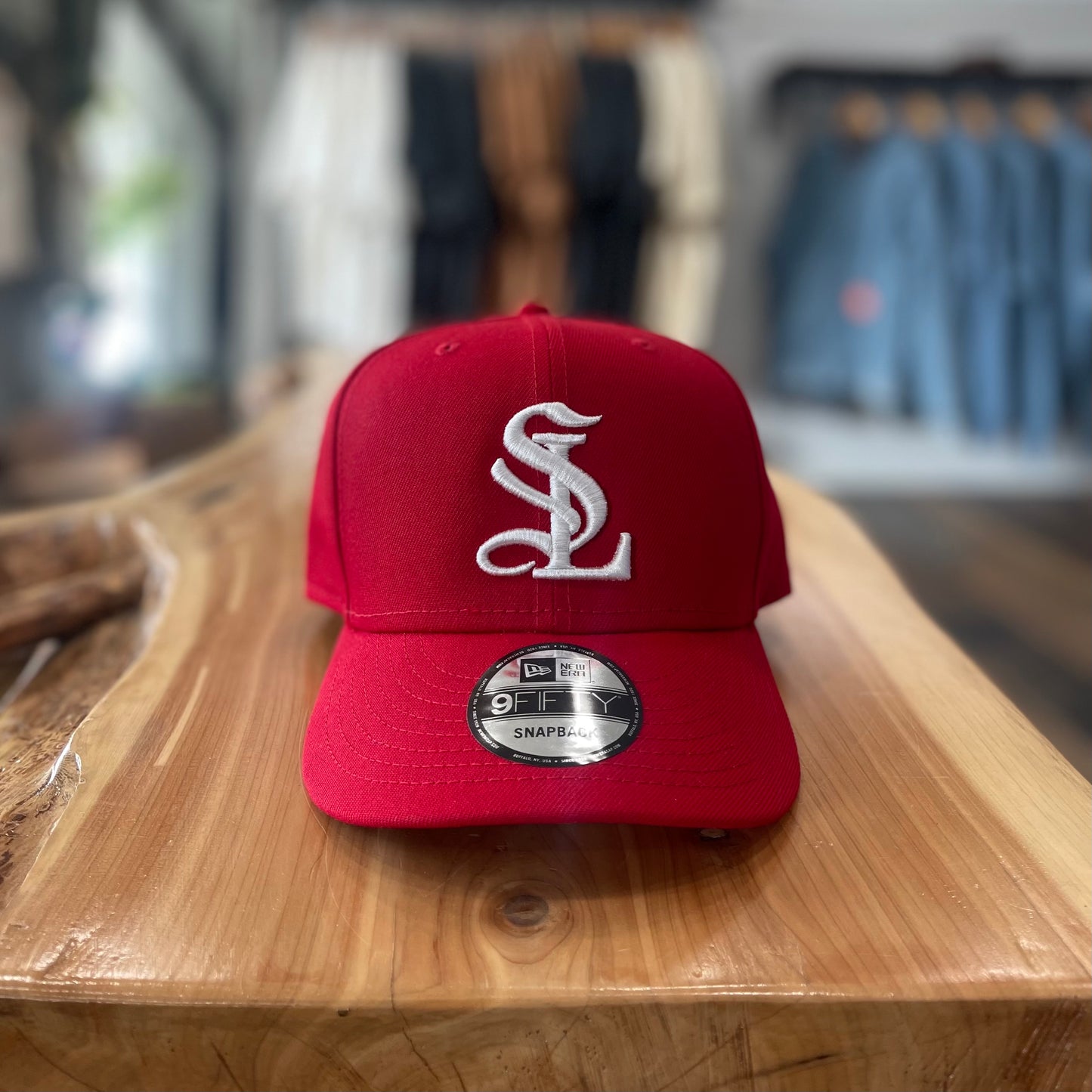 SL Monogram Hat - Red