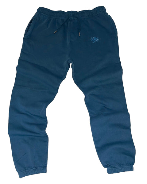 Lotus - Embroidered Sweatsuit Pant - Pebble Blue - Urban Jogger