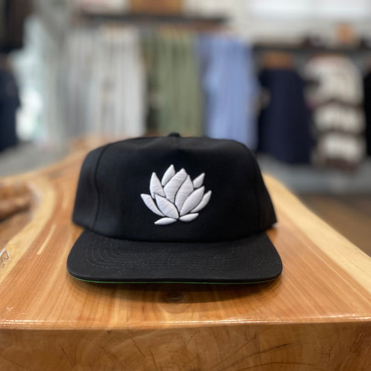Black 5 Panel Snapback