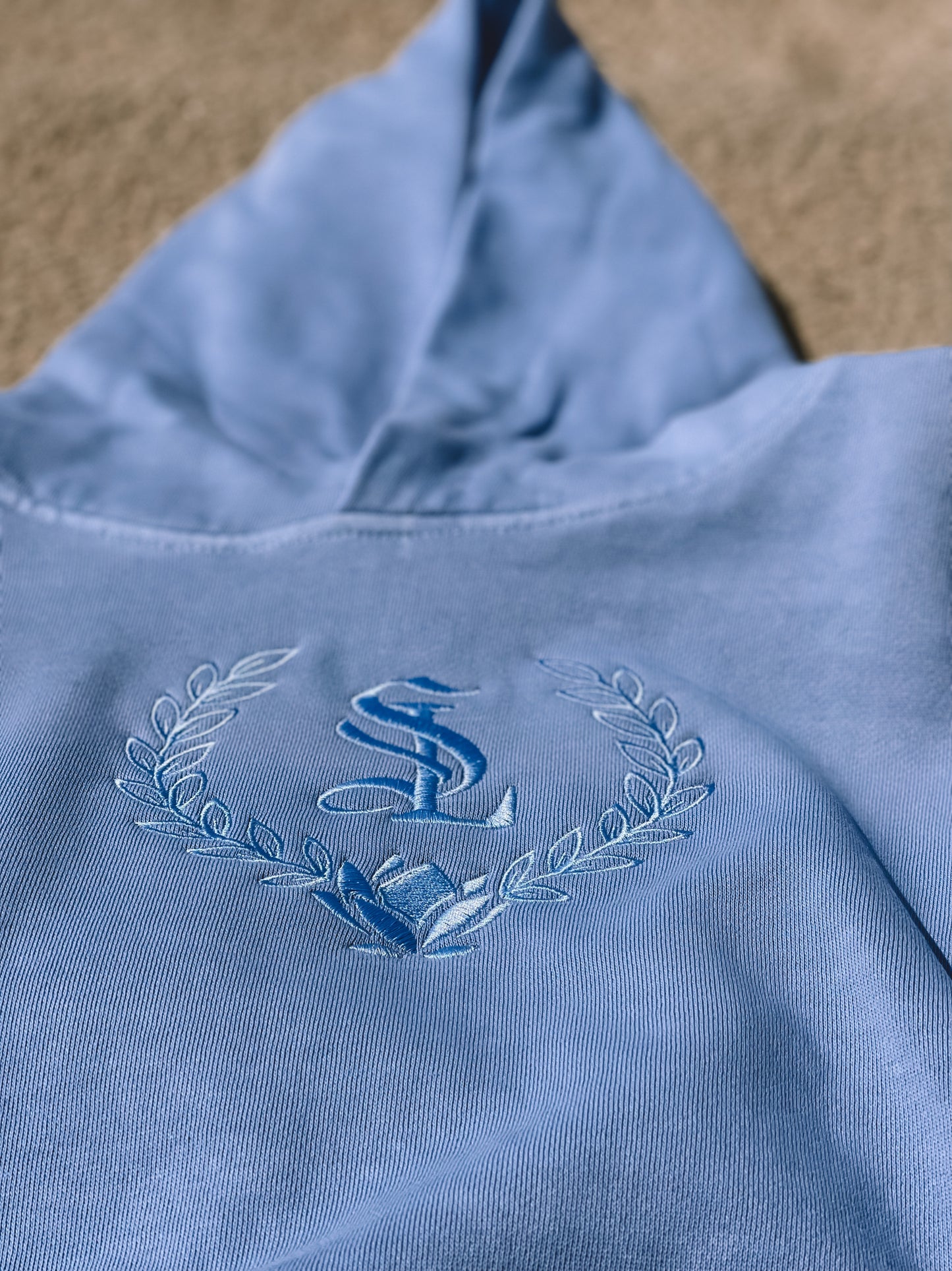 Lotus Crest - Embroidered Sweatsuit Top - Grape Ice - Urban Hoodie