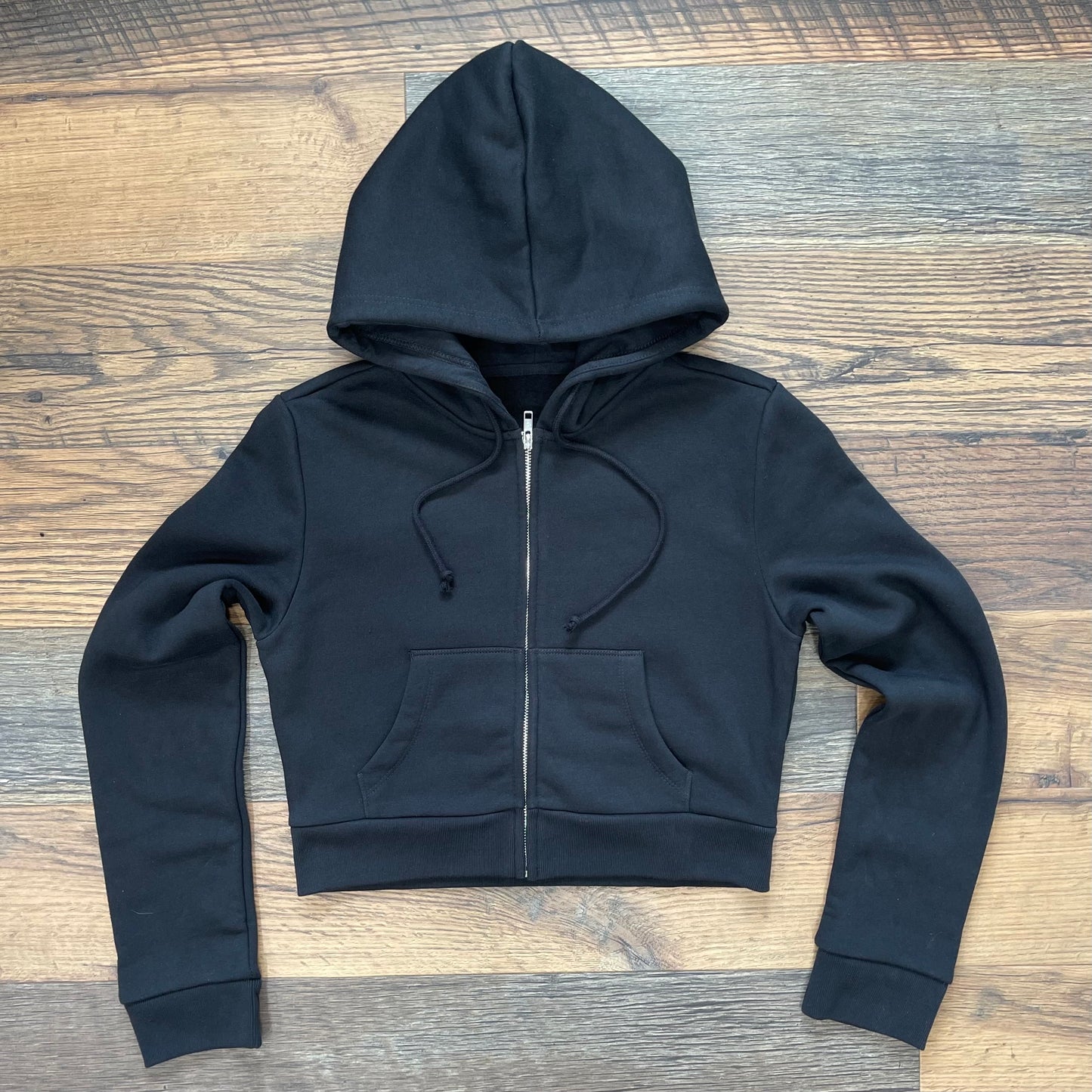 Lotus Pink Label Cropped Zip-Up