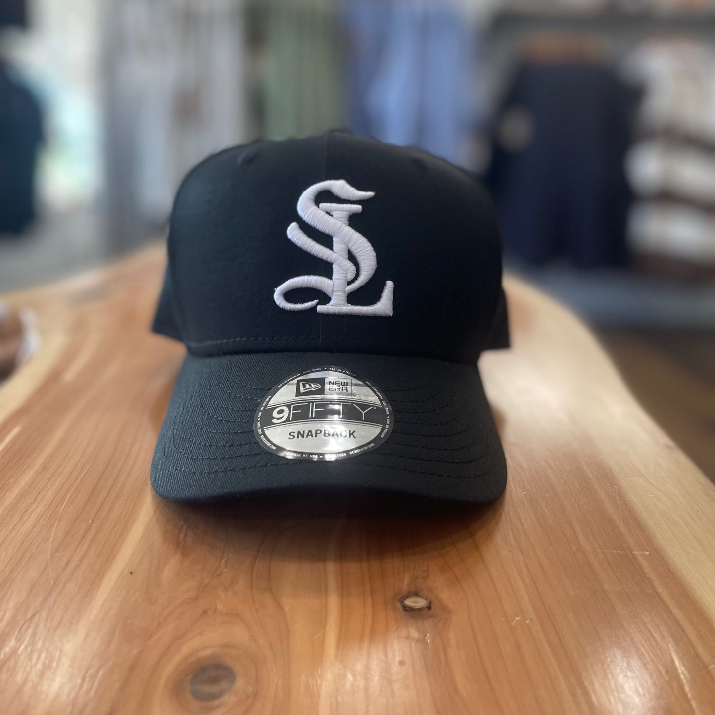 SL Monogram Hat - Black