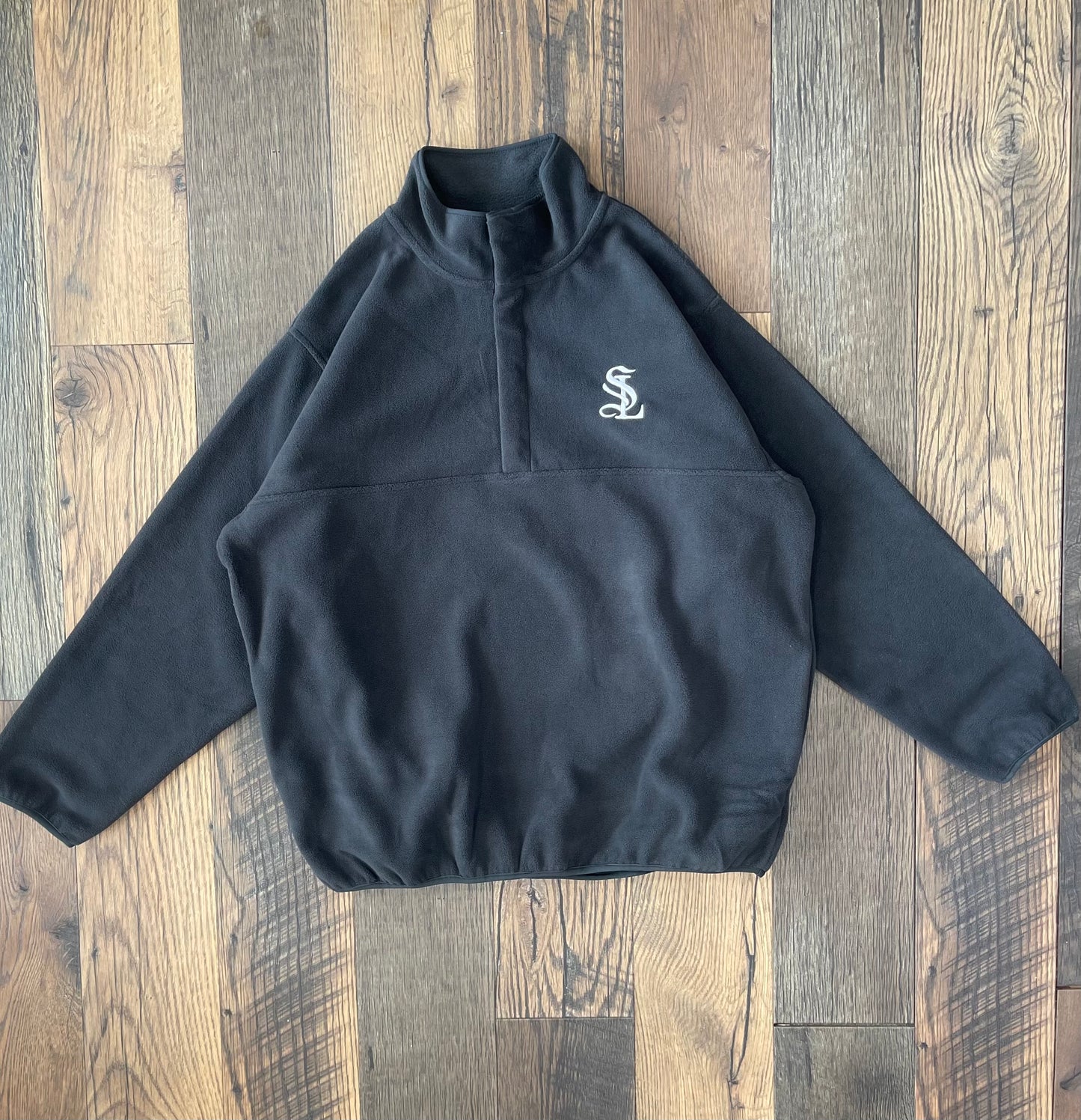 Surf Lotus Fleece - Salted Black