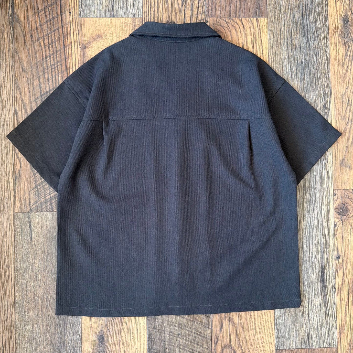 Lotus Pink Label Button-Up Shirt - Charcoal