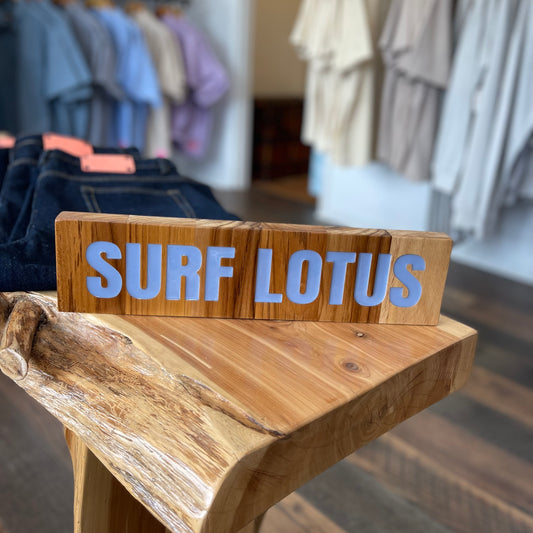 Surf Lotus Sign