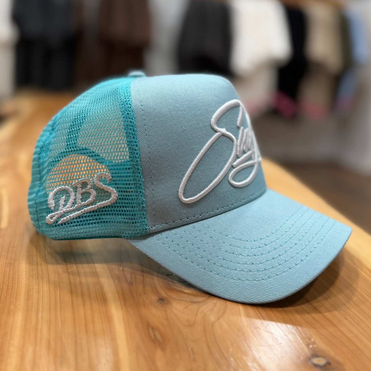 DBS x Surf Lotus Hat - Light Blue