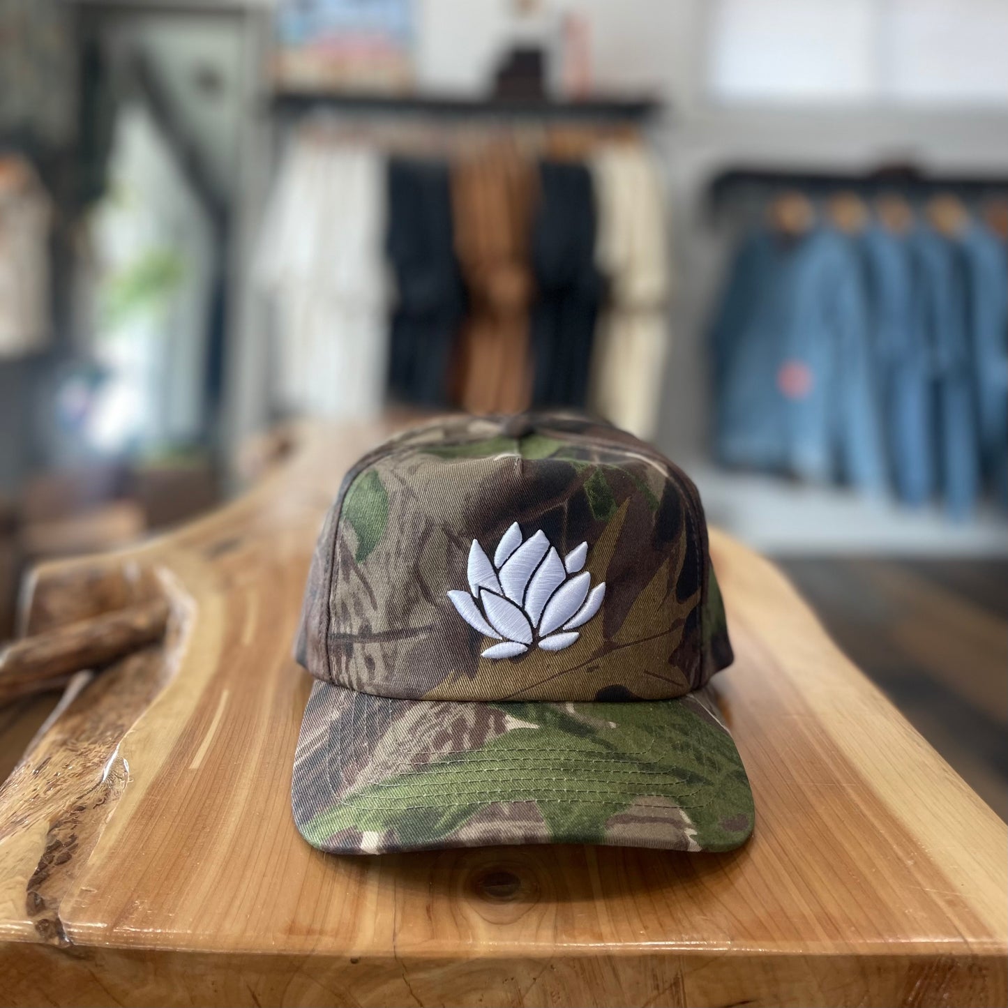 Camo 5 Panel Snapback