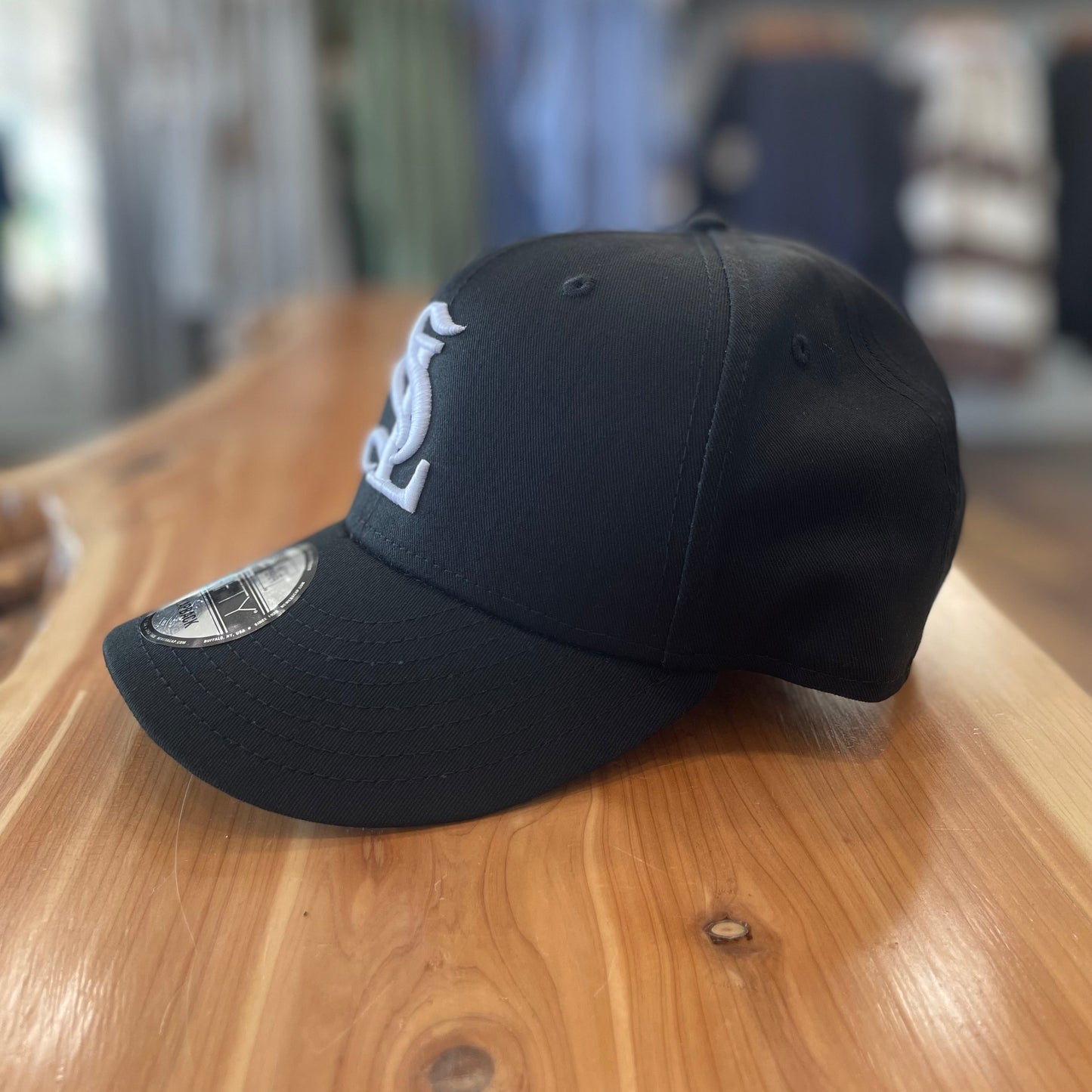 SL Monogram Hat - Black