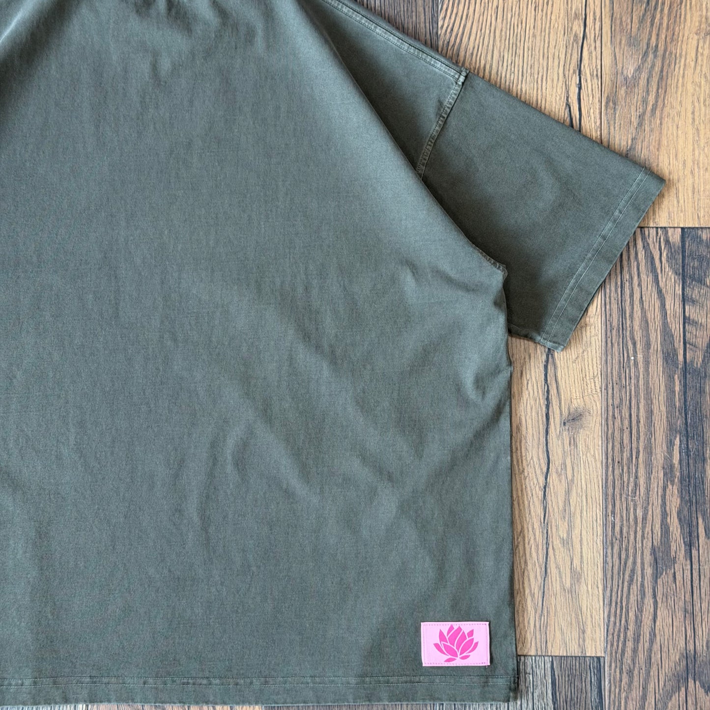 Lotus Pink Label - Date Night Tee - Hazy Olive