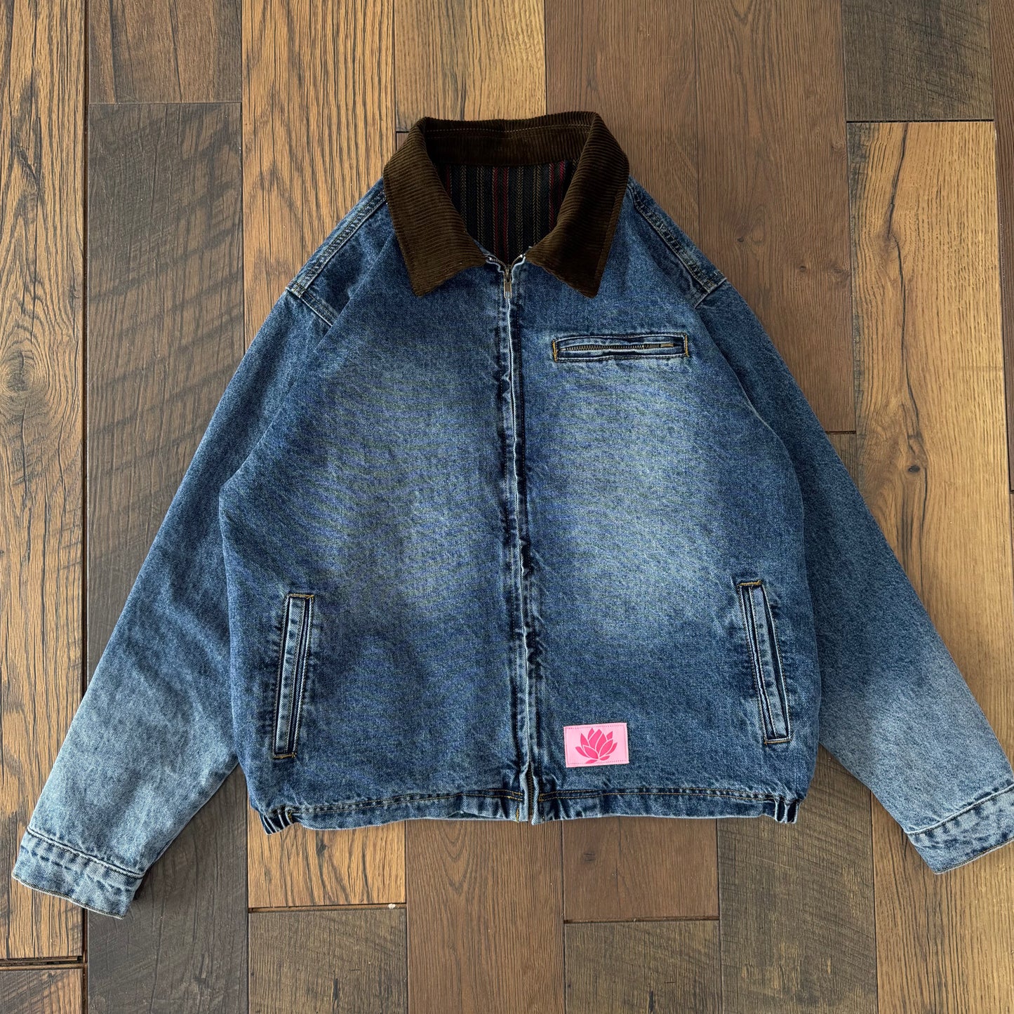 Lotus Pink Label Denim Work Jacket