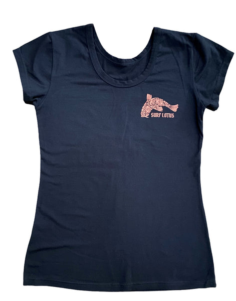 KOI in Black Ladies Tee - Thousand Years Club