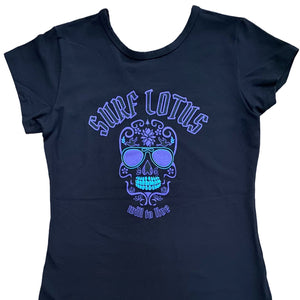 Skull Tee in Black Ladies - will to live