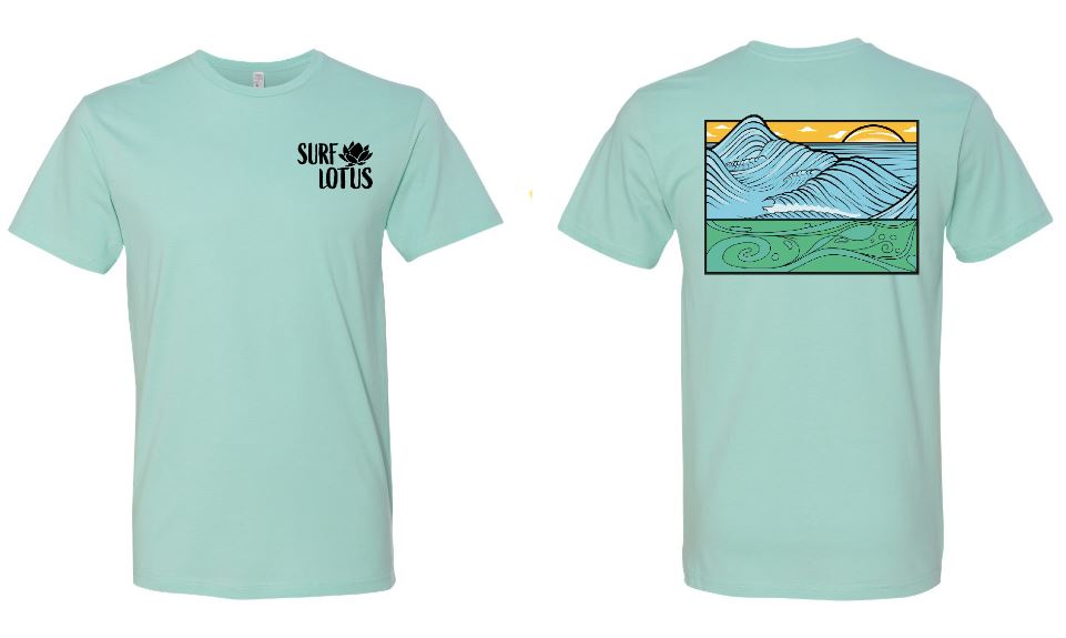 Graphic Surf Lotus - "T for a Cause" - Waves Short Sleeve - Chill