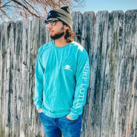 Graphic - Surfer Long Sleeve - Pocket and Sleeve Logo