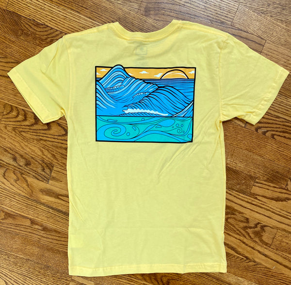 Graphic Surf Lotus - "T for a Cause" - Waves Short Sleeve - Sun