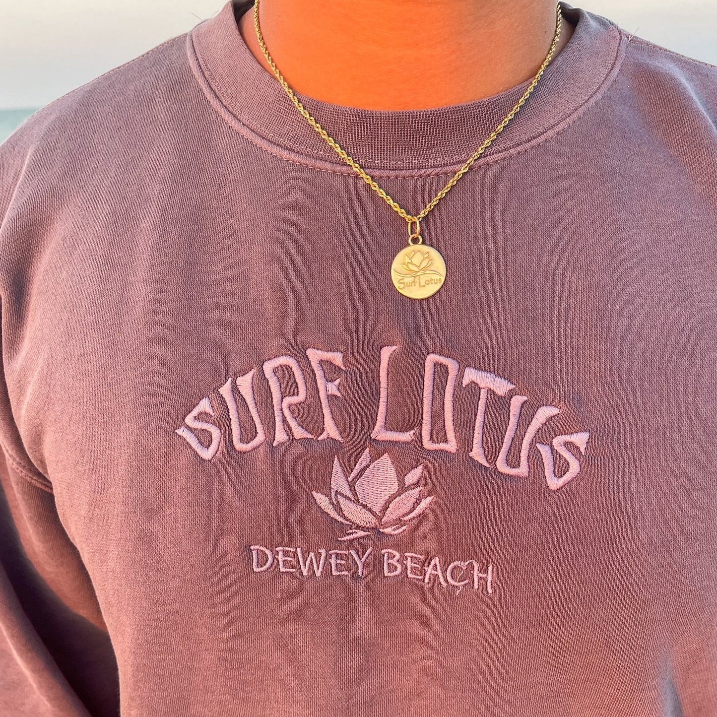 Surf Lotus Crew Neck