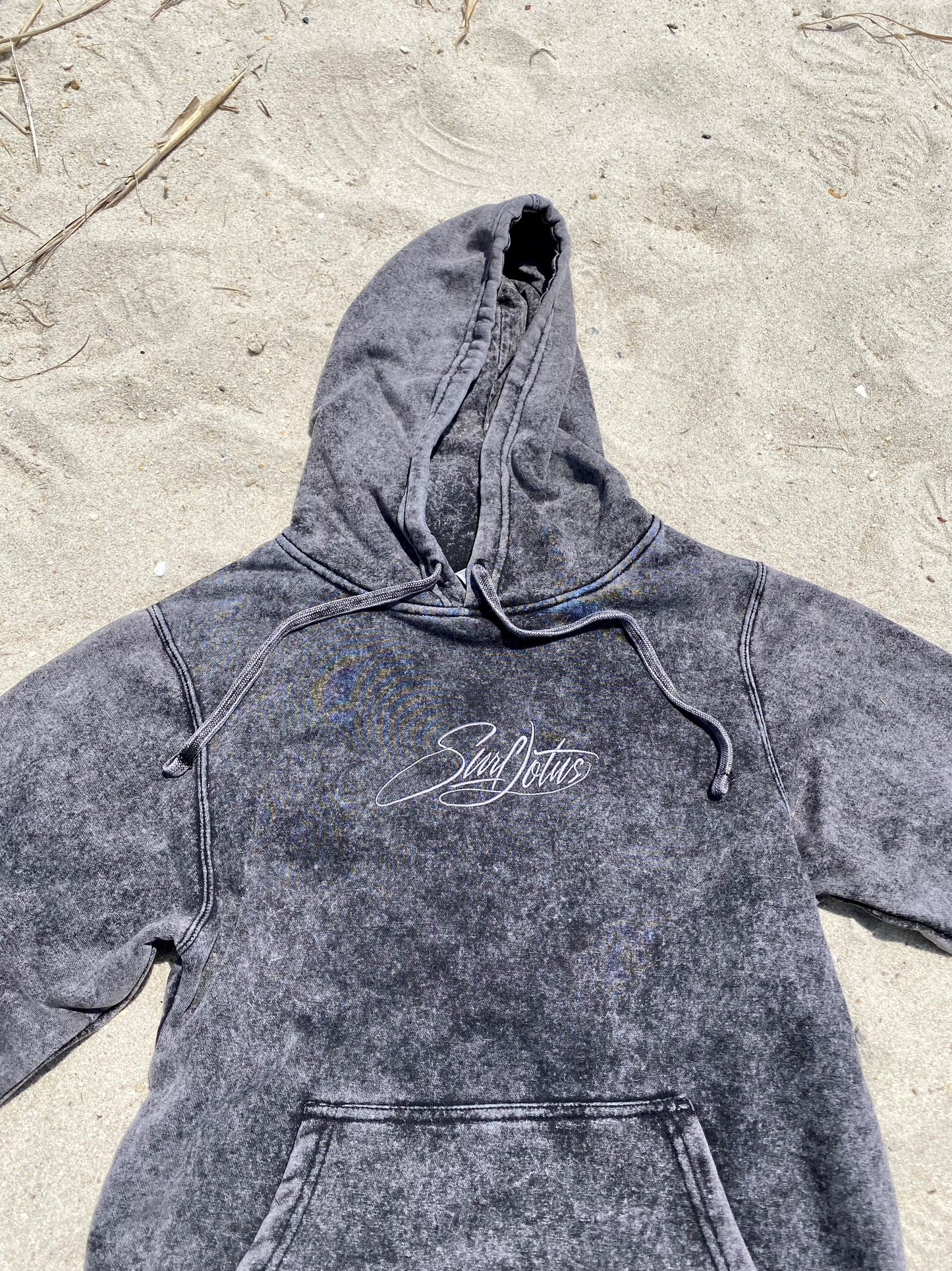 Embroidered Mid-Weight Hoodie - Surf Lotus Logo