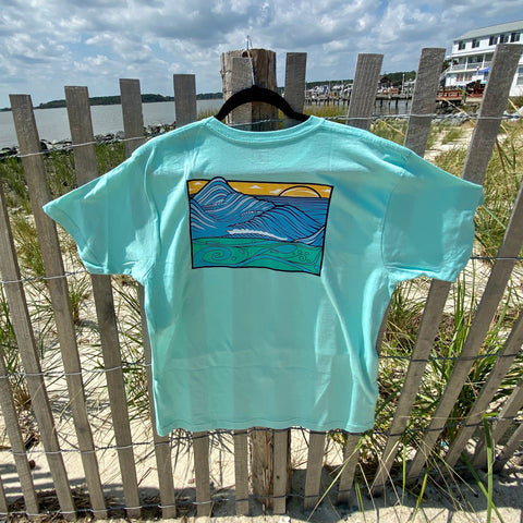 Graphic Surf Lotus - "T for a Cause" - Waves Short Sleeve - Chill