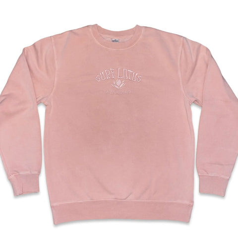 Embroidered Crew Neck - Surf Lotus - Dewey Beach